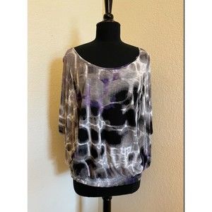 Worthington Cold Shoulder Top -Sz M